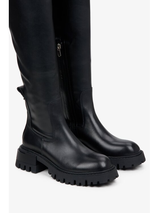 Estro Estro Μπότες ER00114696 Μαύρο