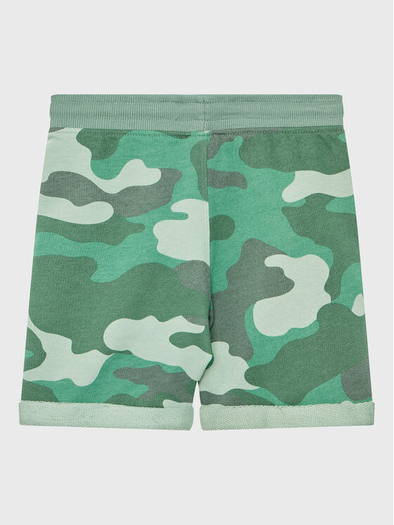 United Colors Of Benetton United Colors Of Benetton Szorty sportowe 38NZC901J Zielony Regular Fit