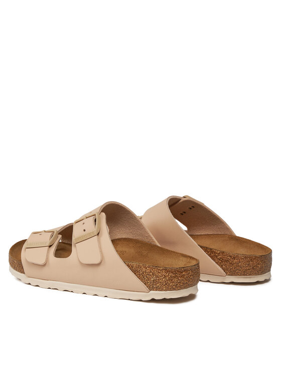Birkenstock Birkenstock Klapki Arizona Birko-Flor 1027723 Beżowy