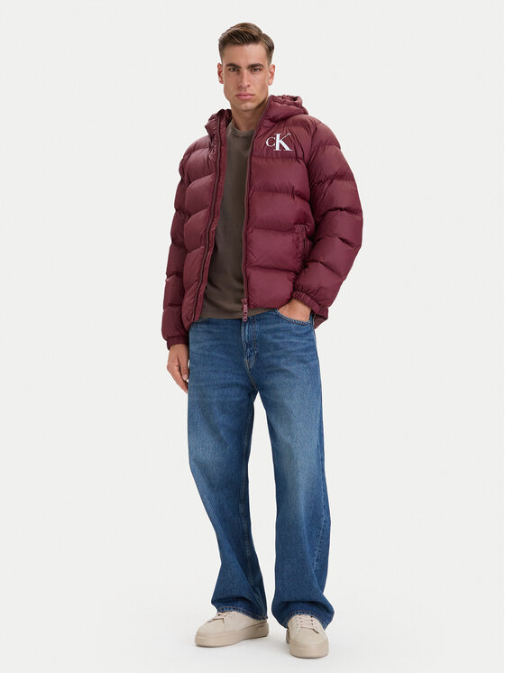 Calvin Klein Jeans Calvin Klein Jeans Μπουφάν χειμωνιάτικο LV04RG513G Σκούρο κόκκινο Regular Fit
