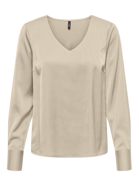 ONLY ONLY Μπλουζάκι Mika 15361191 Καφέ Regular Fit