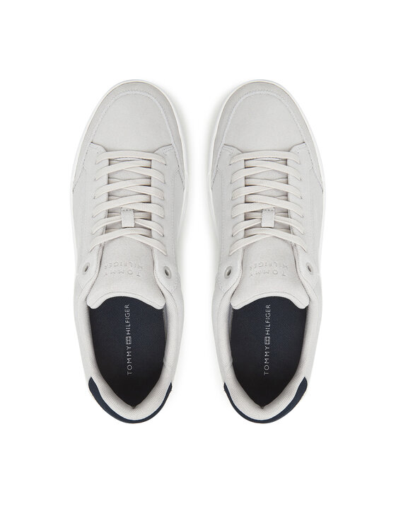 Tommy Hilfiger Tommy Hilfiger Сникърси Th Court Summer Suede FM0FM05517 Сив