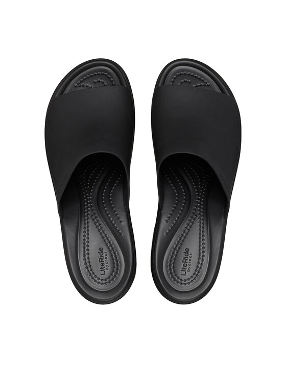 Crocs Crocs Klapki Brooklyn Slide Heel 209408 Czarny