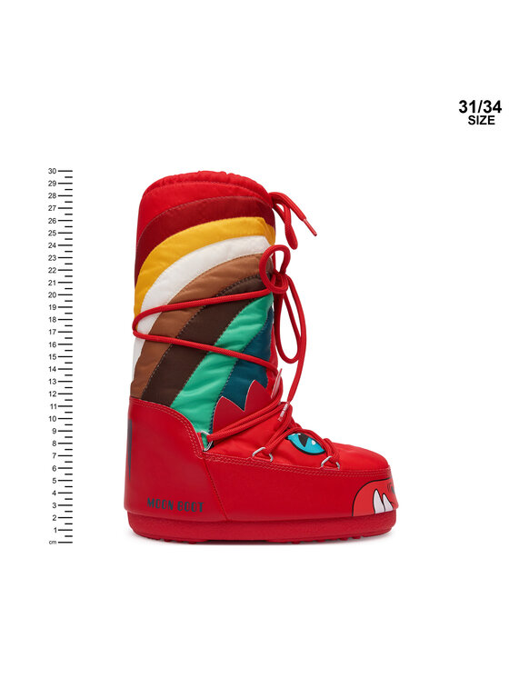 Moon Boot Moon Boot Śniegowce 80D3400320 Czerwony