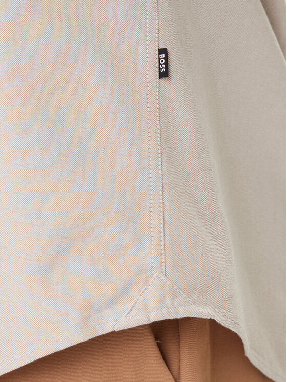 BOSS BOSS Srajca H-Liam 50555966 Bež Regular Fit