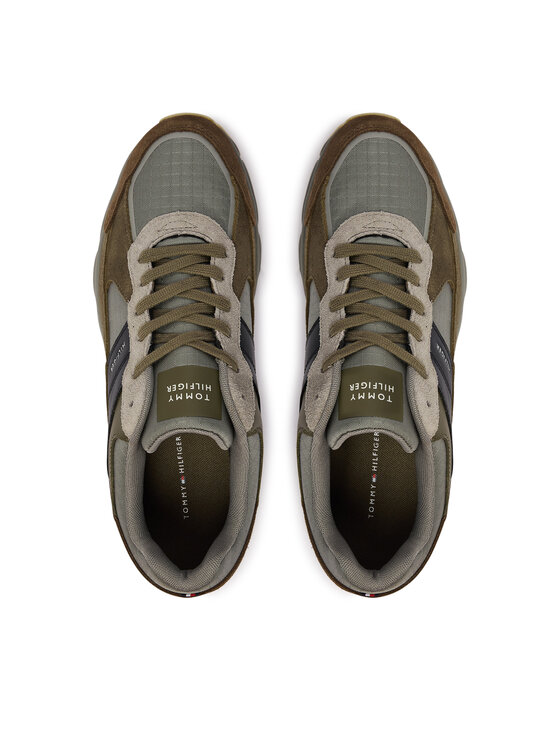 Tommy Hilfiger Tommy Hilfiger Sneakersy Hilfiger Mix Material Runner FM0FM06038 Kolorowy