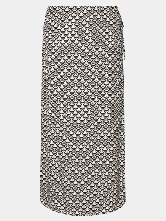 Tommy Hilfiger Trapezförmiger Rock Seal Aop Wrap Midi Skirt  