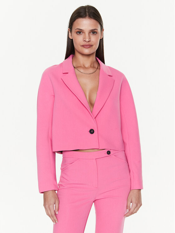 Sisley Sisley Zakó 2OLVLW00Y Rózsaszín Relaxed Fit