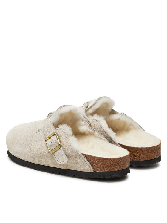 Birkenstock Şlapi Boston Shearling Leve 1026192 Alb | Modivo.ro