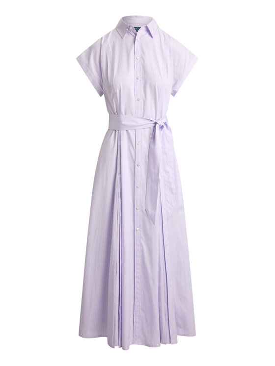 Polo Ralph Lauren Polo Ralph Lauren Košilové šaty 211A96363002 Fialová Regular Fit