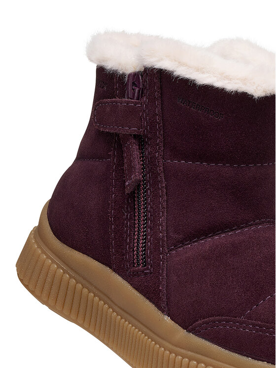 Geox Geox Cizme de zăpadă J Laquinny Girl Wpf J66NFA 00022 C7357 M Vișiniu
