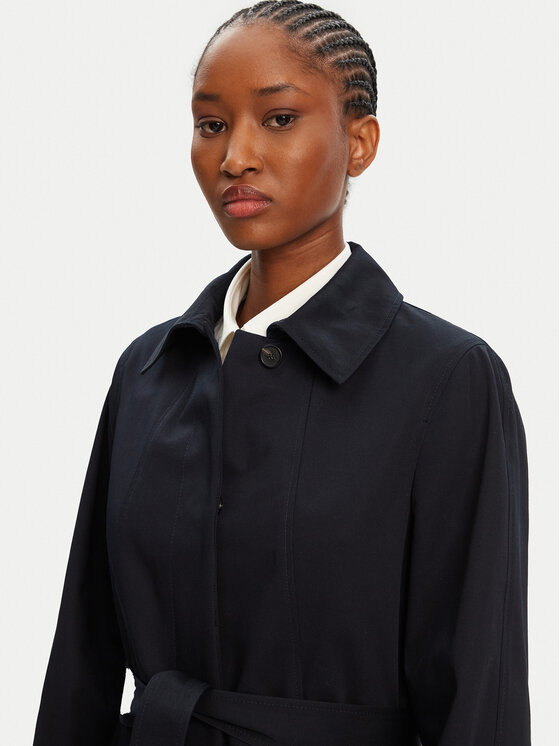 BOSS BOSS Płaszcz przejściowy Calexis 50543189 Granatowy Regular Fit