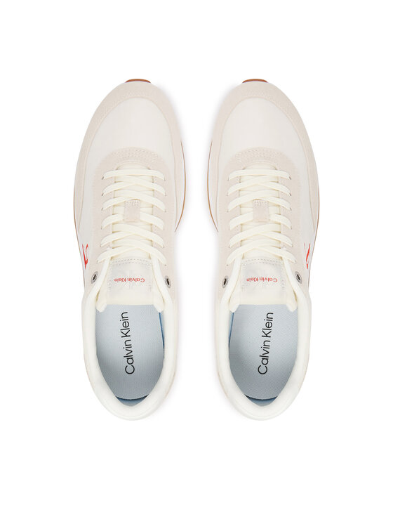 Calvin Klein Jeans Calvin Klein Jeans Sportcipők Retro Runner Ess Mix Mat YM0YM01361 Bézs