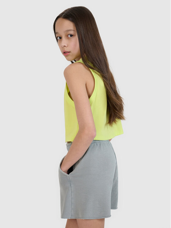 4F 4F Tank top SWELLS OF THE OCEAN Zielony Oversize