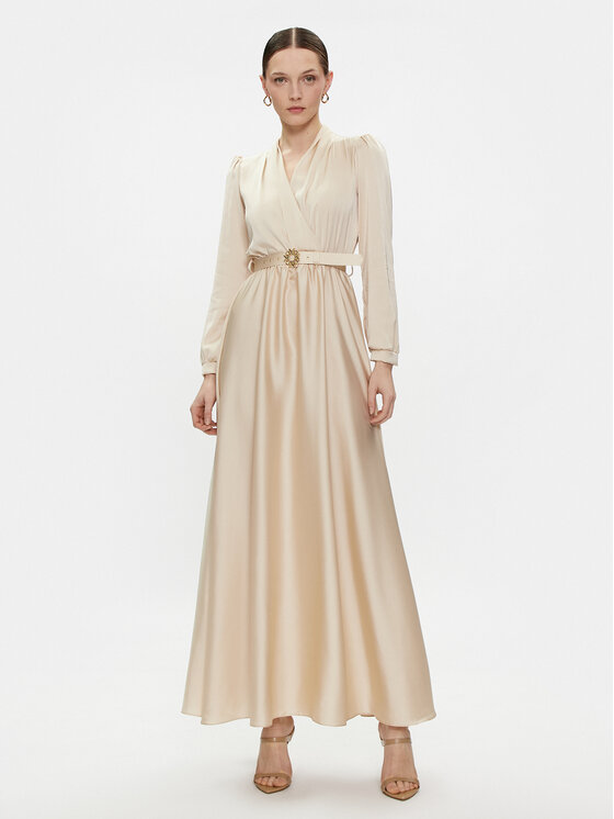 Rinascimento Rinascimento Abendkleid CFC0117875003 Beige Regular Fit