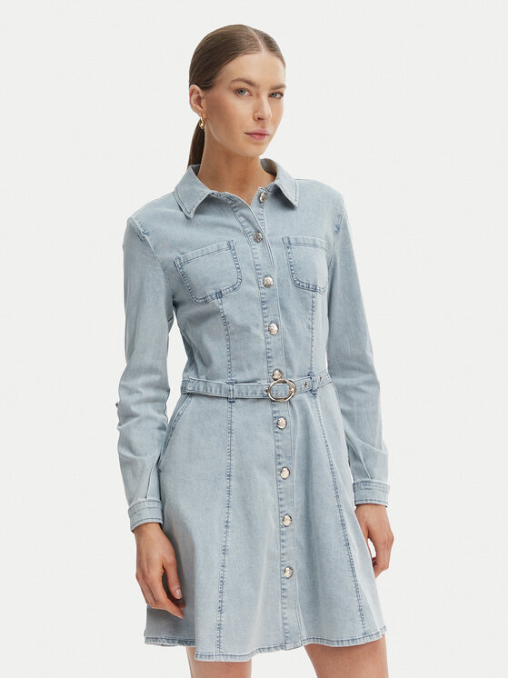 Morgan Morgan Джинсова сукня 261-RODEX Блакитний Slim Fit