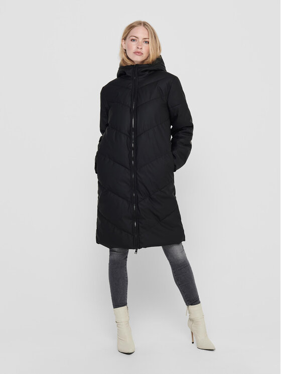 JDY JDY Zimní bunda 15217556 Černá Regular Fit