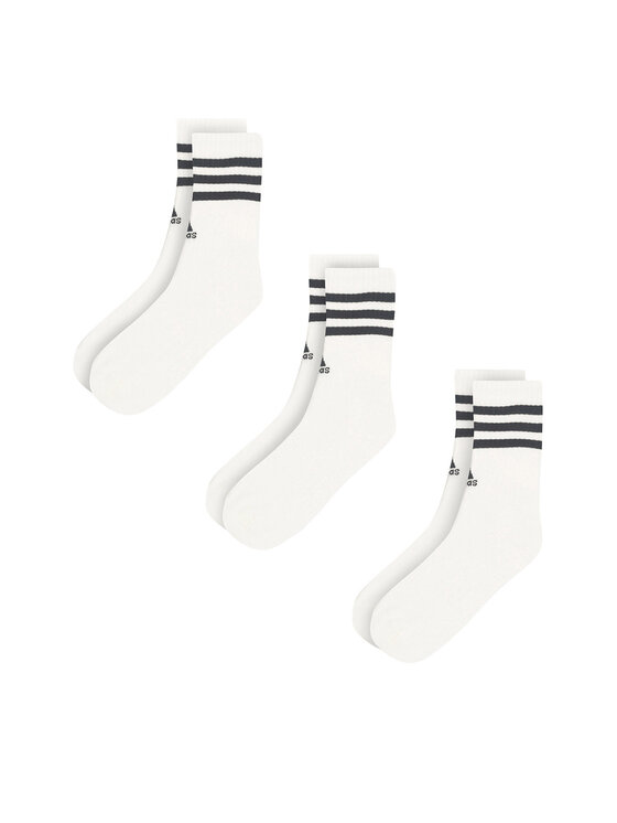 adidas adidas Дълги чорапи HT3458 3-PACK Бял