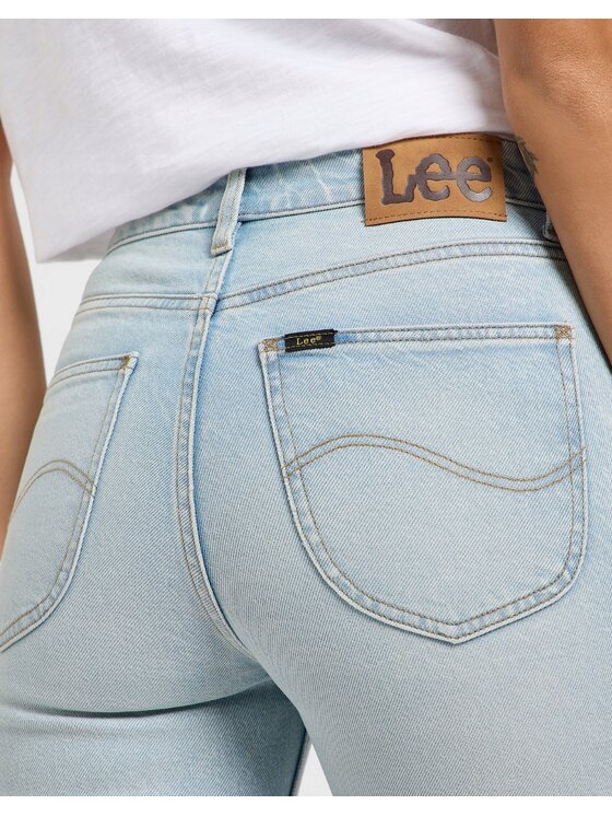 Lee Lee Jeansy Carol Niebieski Mom Fit