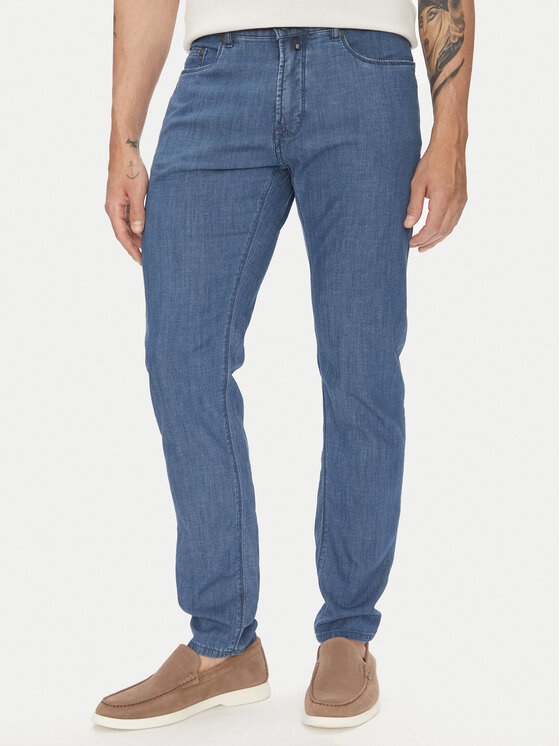 Pierre Cardin Džínsy C7 34506.7770 Modrá Slim Fit