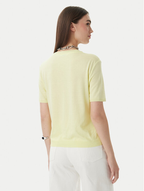 Patrizia Pepe Patrizia Pepe Marškinėliai 2M4542/J419-Y841 Geltona Regular Fit