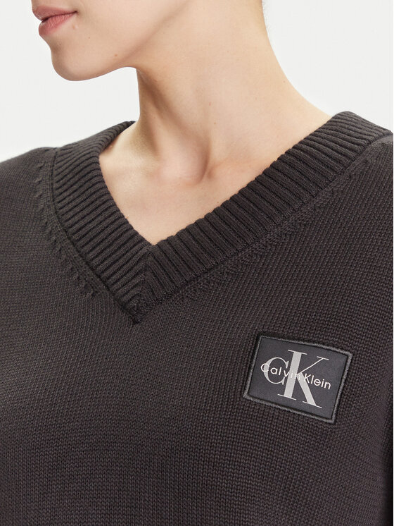 Calvin Klein Jeans Calvin Klein Jeans Džemper LV047D352G Crna Regular Fit