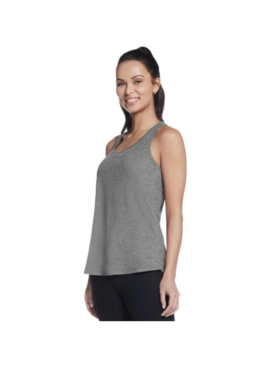 Skechers Skechers Tank top WTT185-CHA Szary Regular Fit