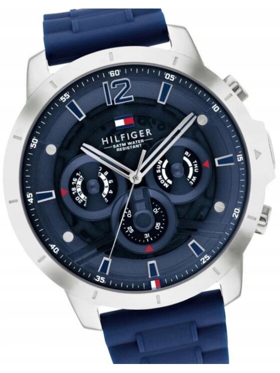 Tommy Hilfiger Tommy Hilfiger Zegarek 1710489 Granatowy