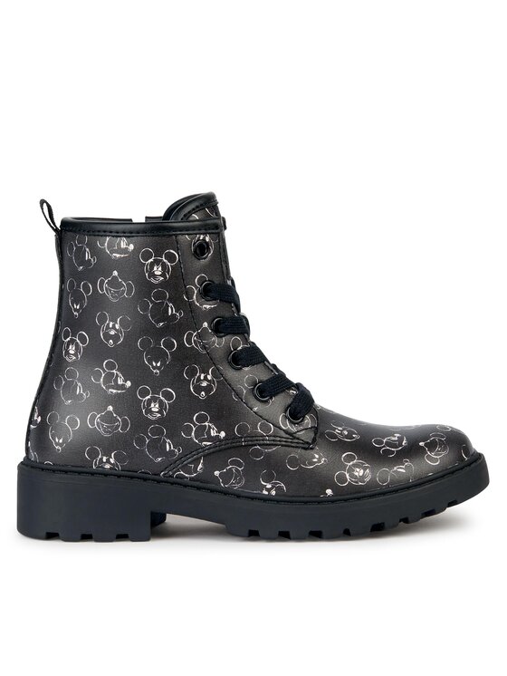 Geox Outdoorová obuv J Casey Girl J2620D 00004 C9999 S Čierna