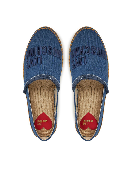 LOVE MOSCHINO LOVE MOSCHINO Espadryle JA10262G0MJO5700 Niebieski