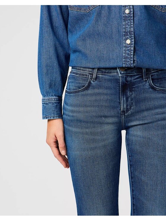 Wrangler Wrangler Jeansy Bootcut 625 Niebieski Bootcut Fit
