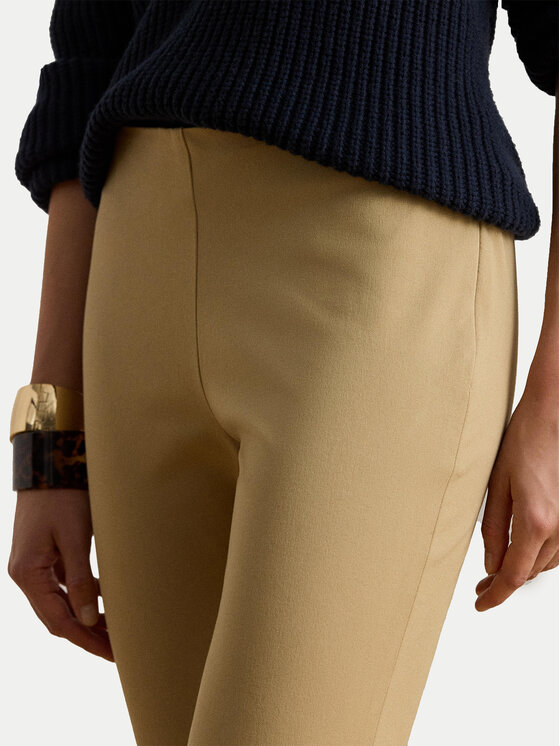LAUREN RALPH LAUREN Lauren Ralph Lauren Medžiaginės kelnės 200631310018 Smėlio Slim Fit