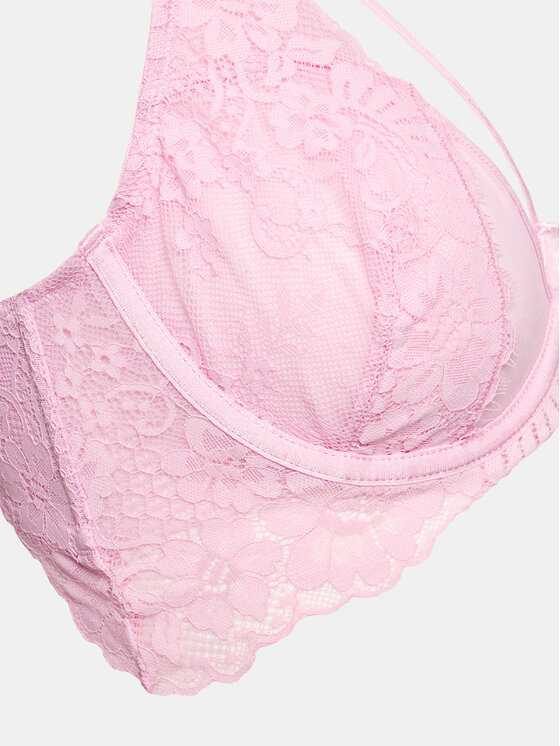 Hunkemöller Hunkemöller Podprsenka s kosticemi Milaan 205383 Růžová