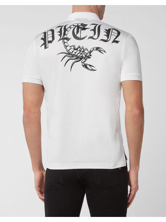 PHILIPP PLEIN PHILIPP PLEIN Polo 5425 Bianco Slim Fit