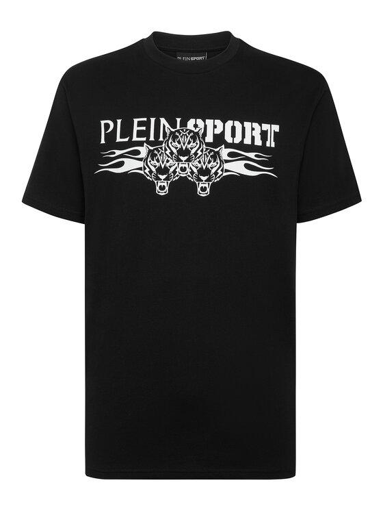 Plein Sport Plein Sport Tričko 1059 Čierna Regular Fit