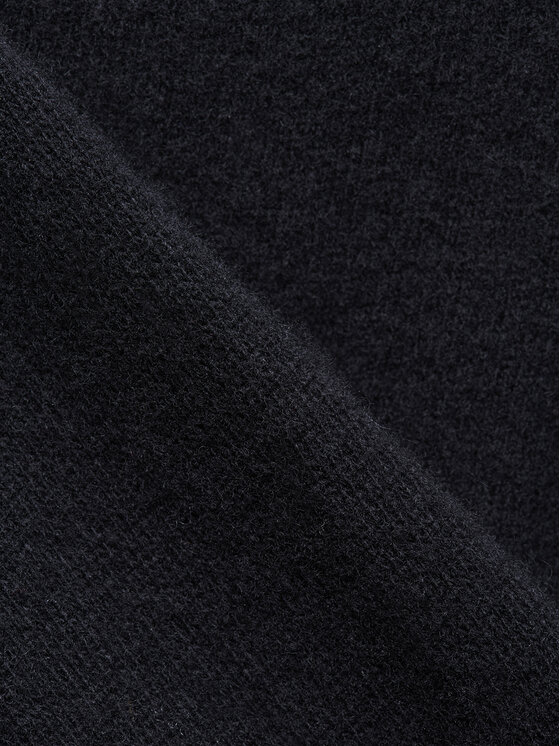 La Mania La Mania Sweter ELLA Czarny Basic Fit