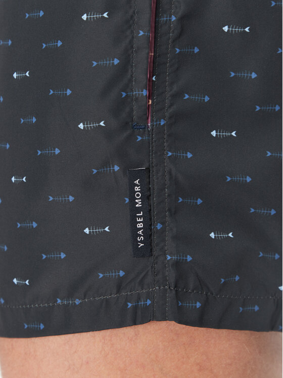 YSABEL MORA YSABEL MORA Плувни шорти 90290 Черен Regular Fit