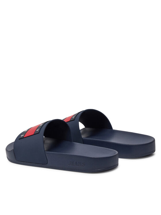 Tommy Jeans Tommy Jeans Pantoletten Flag Pool Sld Ess EN0EN02115 Dunkelblau