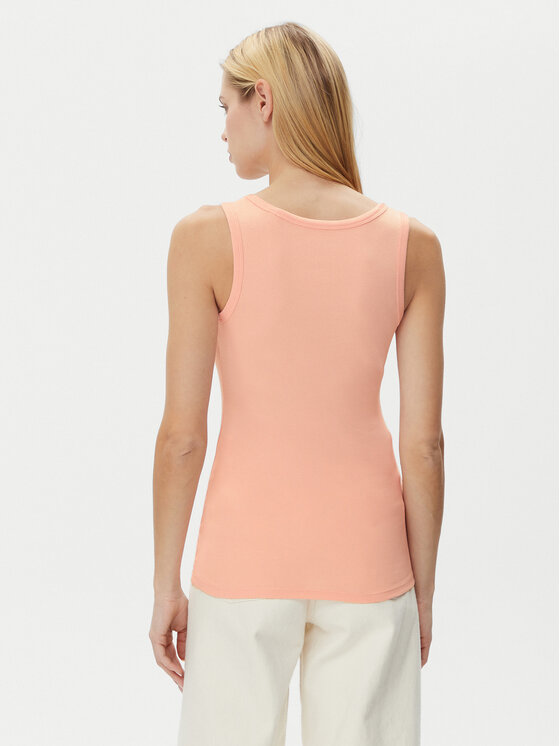 Guess Guess Top W5GP29 KA0H1 Beżowy Regular Fit