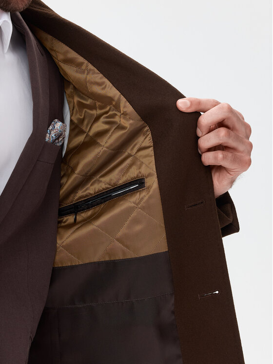 Evenemen Evenemen Płaszcz zimowy FLORESTI II TABACCO Brązowy Slim Fit