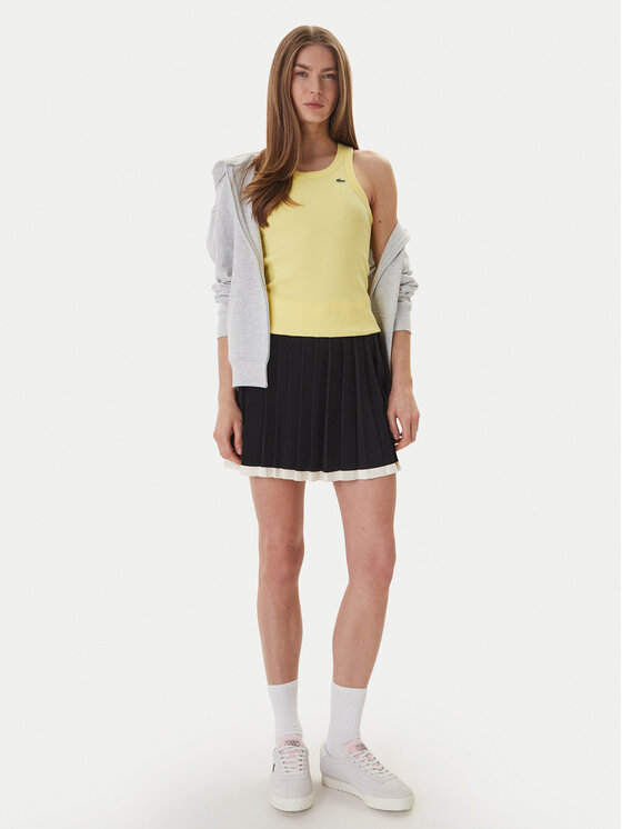 Lacoste Lacoste Felső TF5388 Sárga Slim Fit