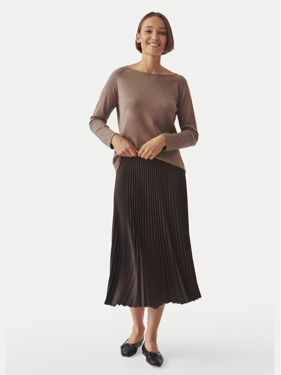 Tatuum Tatuum Спідниця в складку Brimi T2419.174B Коричневий Regular Fit