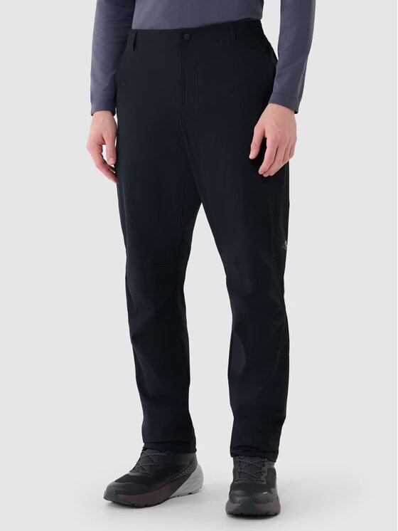 4F 4F Outdoorové nohavice 4FWSS25TFTRM0790-20S Čierna Regular Fit