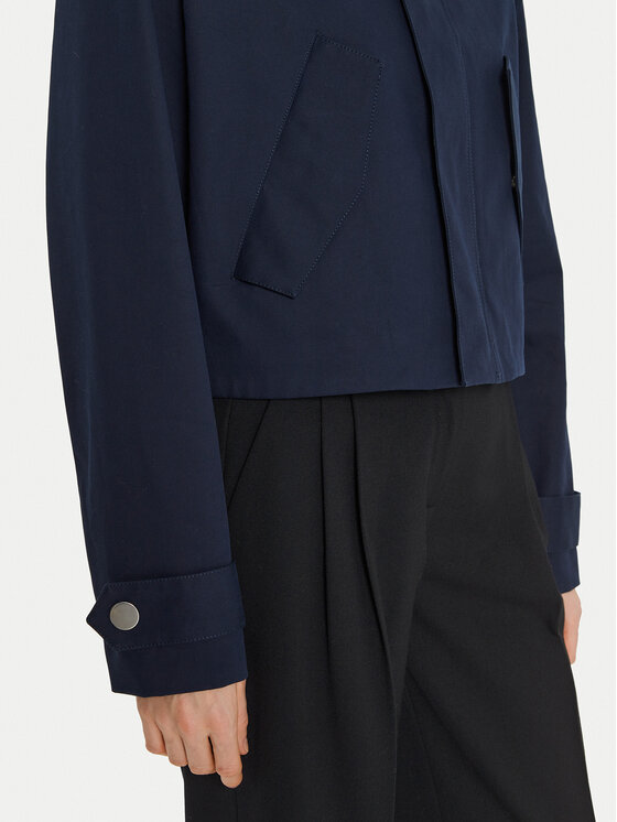 AMI PARIS AMI PARIS Átmeneti kabát FJK069.CO0081 Sötétkék Regular Fit