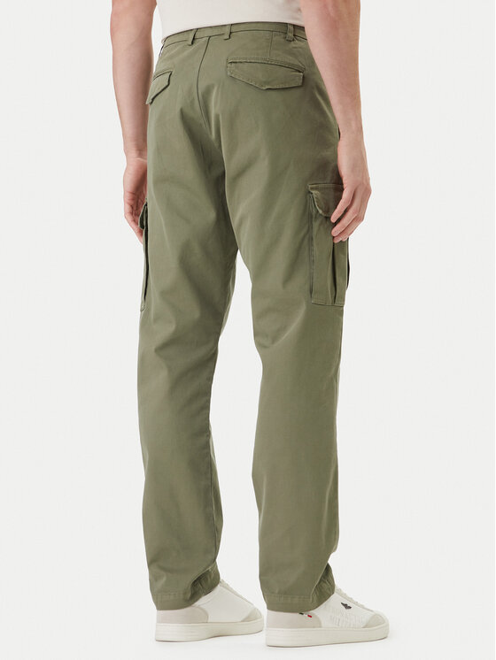 Aeronautica Militare Aeronautica Militare Spodnie materiałowe 261PA1718UCT04331 Zielony Regular Fit