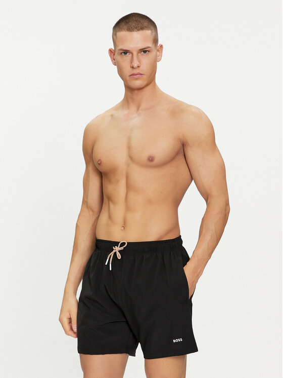 BOSS Boss Szorty kąpielowe Tio 50491601 Czarny Regular Fit