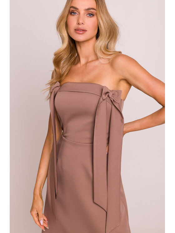 Made of Emotion Made of Emotion Abito da sera M851 Marrone Premium Fit