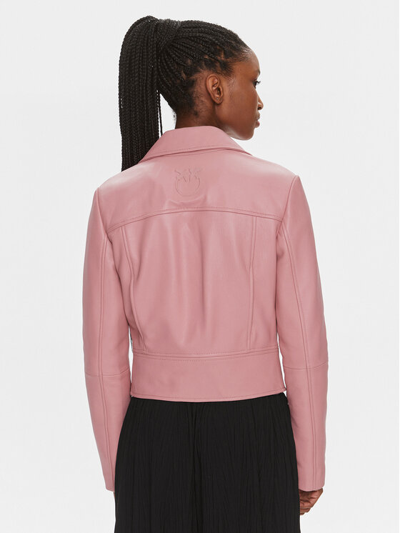 Giacchetto pelle rosa shop