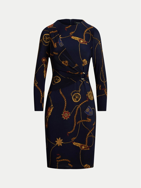 LAUREN RALPH LAUREN LAUREN RALPH LAUREN Sukienka codzienna 250957702 Granatowy Slim Fit