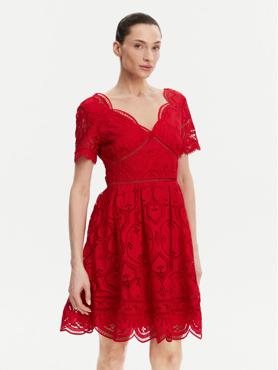 Morgan Morgan Coctailkleid 251-ROMBRE Rot Regular Fit